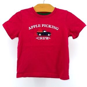 Gymboree Red Apple Picking Crew T-shirt